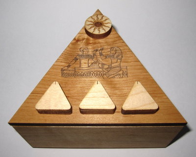 Pyramid Puzzle Box