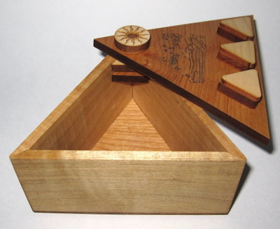 Pyramid Puzzle Box