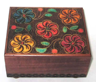 Flowers Puzzle Box