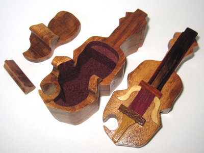 Violin Puzzle Box
